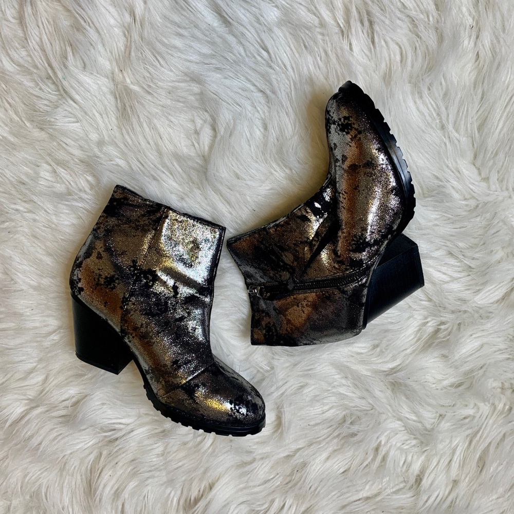 Chunky Heel Booties